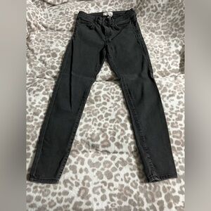 Black Forever 21 push up ankle skinny jeans